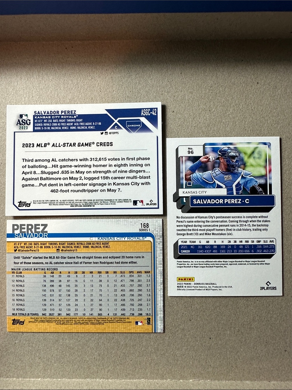 Jac Caglianone/Pasquantino/Jensen rookie cards w/ Bobby Witt Jr & Perez (17) - Picture 16 of 16